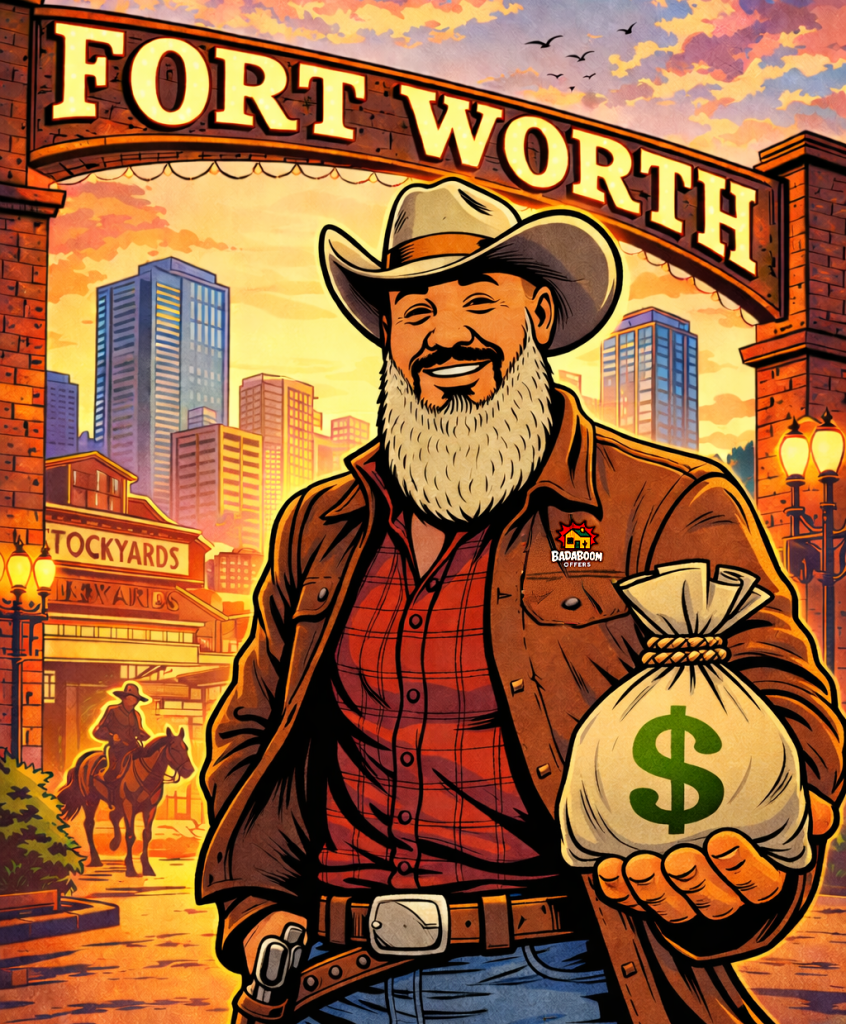 Never Fear, Sergio is Here. Owner of Badaboom Offers, ready to give you fast cash on your house. Sell any real estate property to your local DFW home buyers.