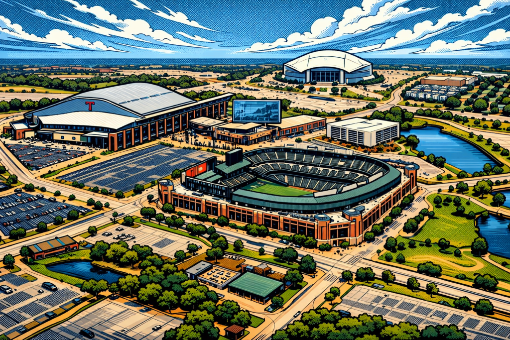 The center of Arlington Texas, where the Rangers and Dallas Cowboys have their home base. We love buying houses in Arlington with fast cash.